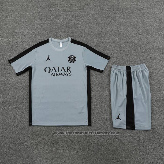 Tracksuit Paris Saint-Germain Jordan Short Sleeve 2023-2024 Grey - Shorts